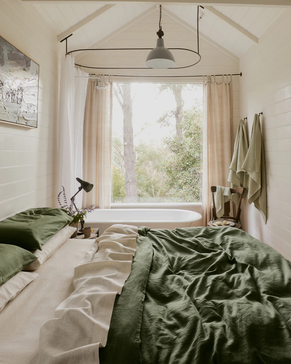 Olive Duvet Cover